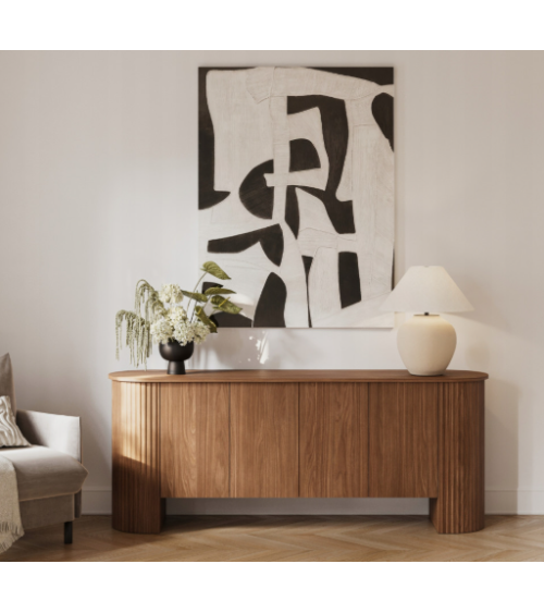 Salon complet CAVO – Noyer Lincoln – Design contemporain